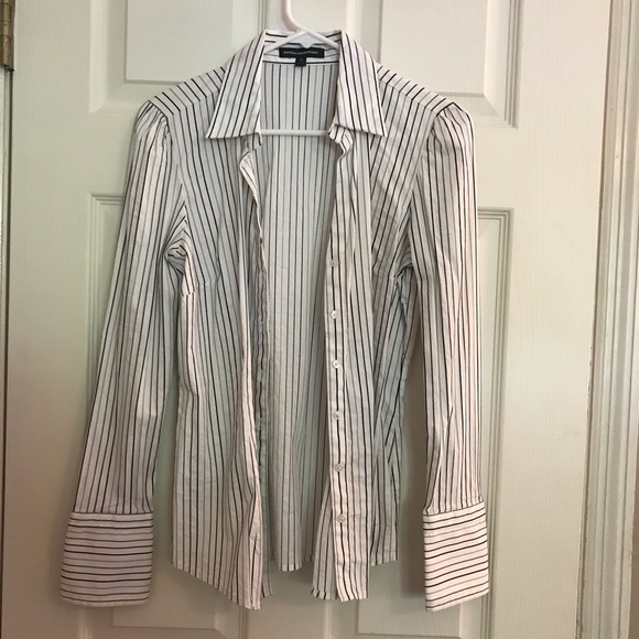 Express Design Studio long sleeve button down top - Picture 1 of 7